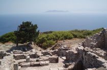 morning in ancient thera santorini greece by roadsofstone