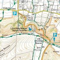 ditchling beacon climb sussex england streetmap co uk