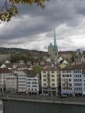 limmatquai october view across the river from lindenhof zürich switzerland by roadsofstone