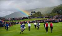 rainbow sky ryder cup 2010 celtic manor wales day 3 visitwales com