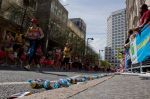 runners and discarded drinks at the 2012 london marathon by lifeinmegapixels flickr
