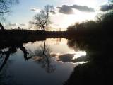 winter afternoon on the river wey godalming surrey england by roadsofstone